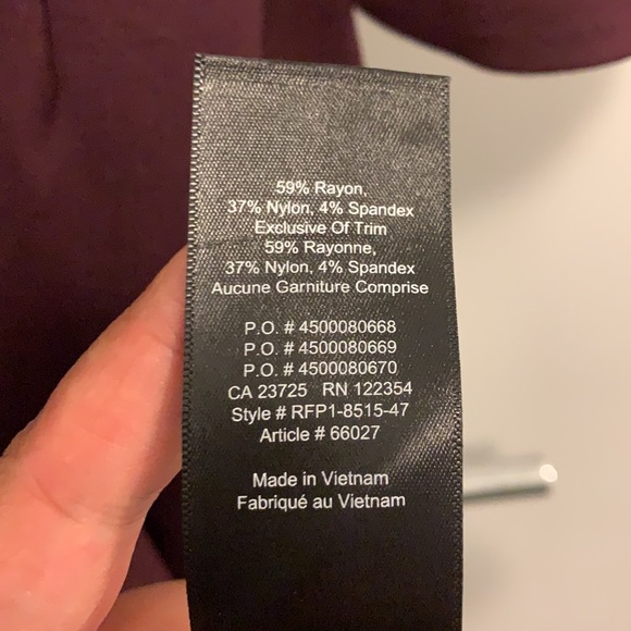 BABATON RUSLAN DRESS BURGUNDY - Picture 5 of 12